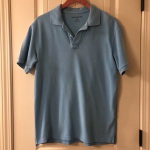 Men’s sky blue Eddie Bauer polo shirt size medium